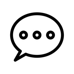 Chat Icon With White Background
