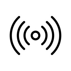 Airdrop Signal Icon With White Background