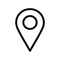 Location Icon With White Background
