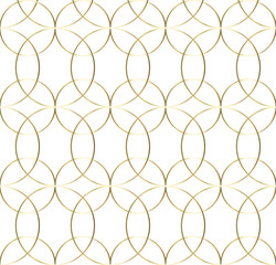 Fototapeta premium (illustration) gold line background, abstract artistic of geometric background