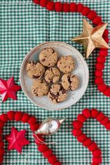 Plate of Chocolate Chip Cookies