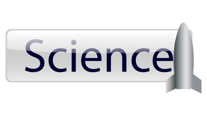 Science word vector design. Science word isolated