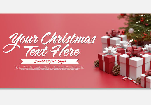 Christmas Scene Mockup