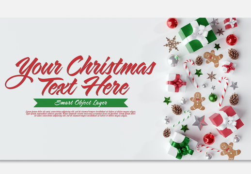 Christmas Scene Mockup