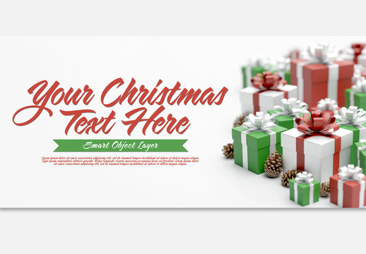 Christmas Scene Mockup