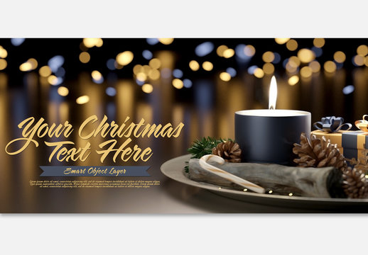Christmas Scene Mockup