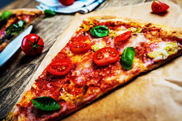 Traditional italian pizza