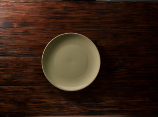 mesa y plato cenital