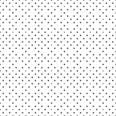 Black circles and squares on a white background. Abstract seamless dots backdrop.