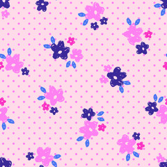 Floral background for textiles.