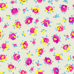Floral background for textiles.