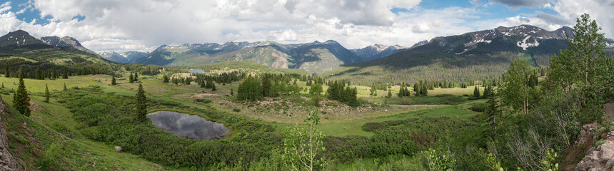 Obraz premium Molas Pass Panoramic