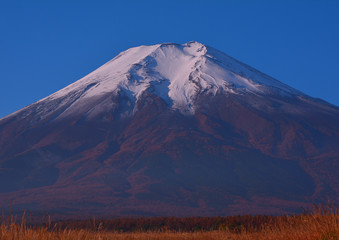 Mt.Fuji from Nashigahara in Self-Defense Forces Yamanashi Prefecture Japan 11/04/2019