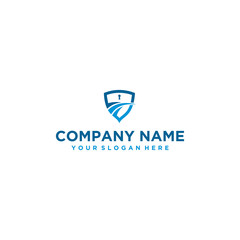 Vector design of a security logo for a company