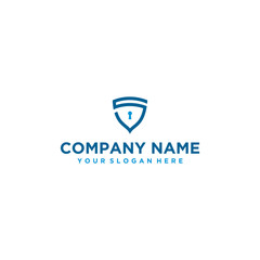 Vector design of a security logo for a company