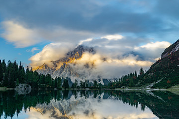 Austrial lake Seebensee in tyrol