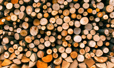 Firewood stack