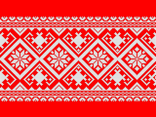 traditional textile seamless pattern