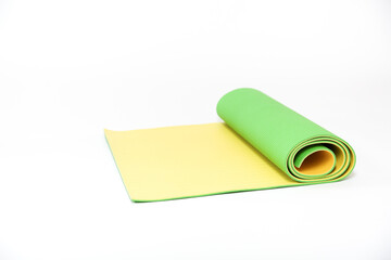 rubber sports Mat on white background