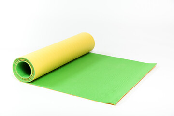 rubber sports Mat on white background