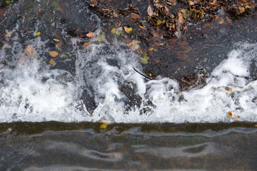 Background of splashing water
