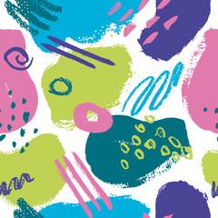 Naklejka premium abstract background with hand drawn