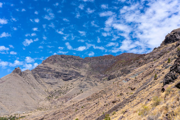 Volcanic landscape in Gran Canaria