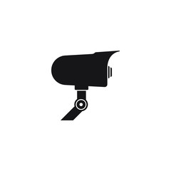 Security camera cctv icon isolated on white background. Vector illustration