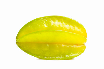 Ripe yellow-green carambola
