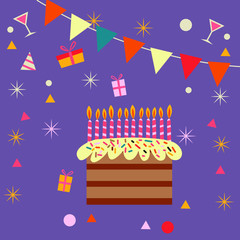 Torta de cumplea&ntilde;os