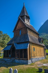 Fototapeta na wymiar Urnes Stabkirche in Norwegen
