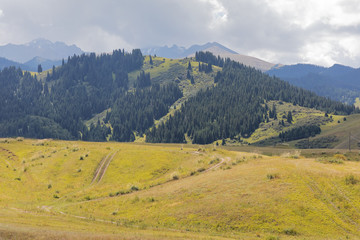 Naklejka premium Eine Reise in den wilden Osten - Kirgistan und Kasachstan