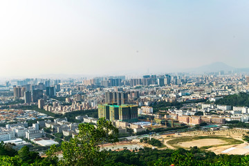 Obraz premium aerial view of the city