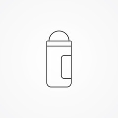 Deodorant vector icon sign symbol