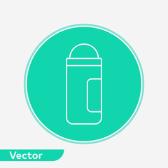 Deodorant vector icon sign symbol