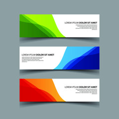 Vector Abstract design banner web template