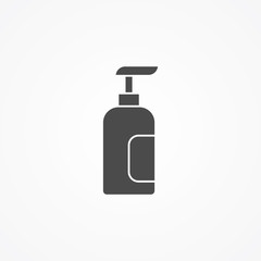 Liquid soap vector icon sign symbol