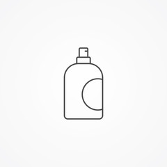 Liquid soap vector icon sign symbol