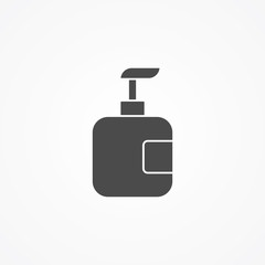 Obraz premium Liquid soap vector icon sign symbol