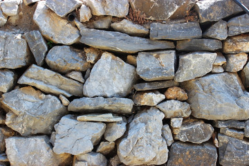 Background of stone wall texture