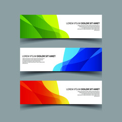 Vector Abstract design banner web template