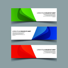 Vector Abstract design banner web template