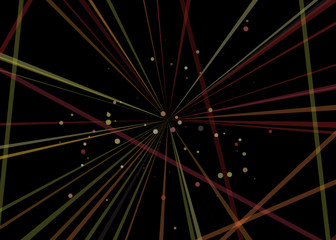 Obraz premium Colorful Lines Random Distribution Computational Generative Art background illustration