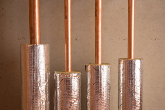 High temperature pipe insulation for solar hot-water systems