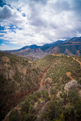 Fototapeta na wymiar Rocky Mountains in Manitou Springs