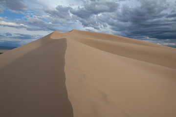 The landscape of the desert