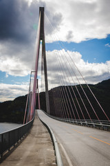 Hängebrücke in Norwegen