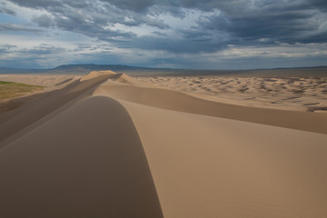 The landscape of the desert