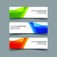 Vector Abstract design banner web template