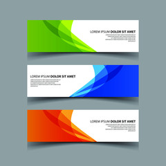 Vector Abstract design banner web template